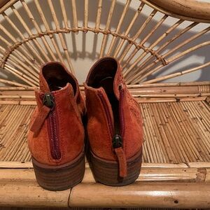 Orange soft brand boots